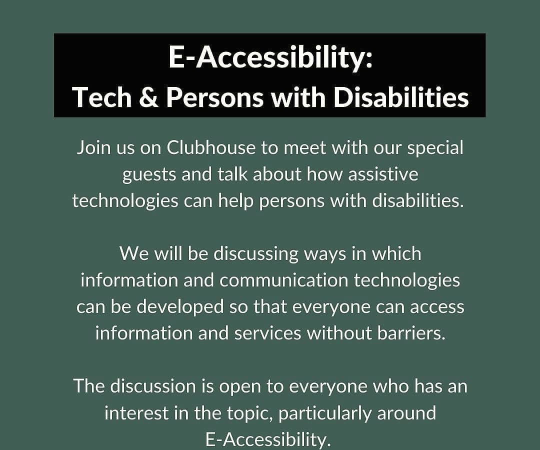 Panel on E-Accessibility, The Startup Collective