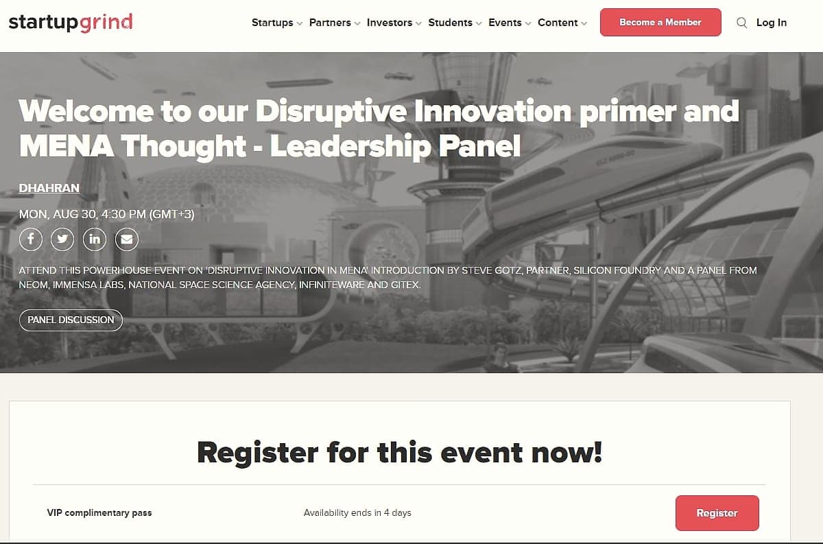 Fintech and other panel, Saudi Aramco
