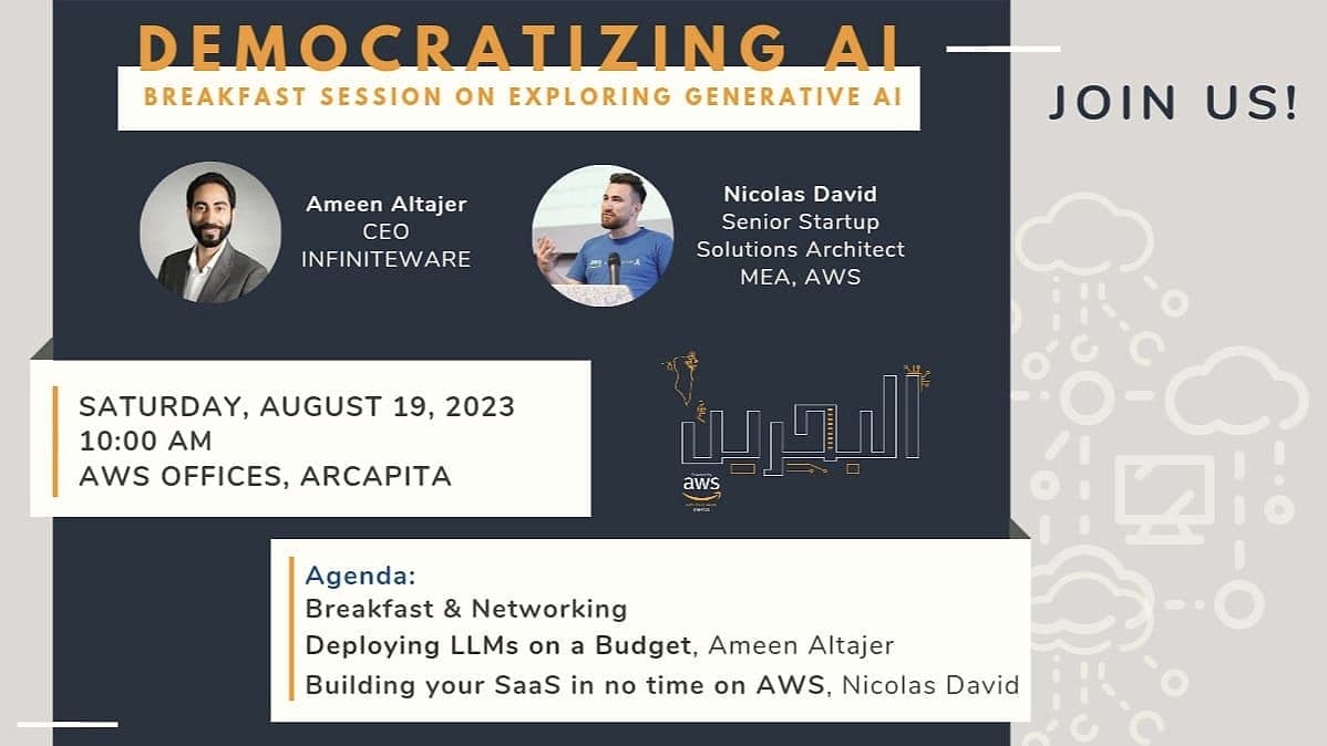 Run local Llama and Fine Tuning, AWS Community in Bahrain
