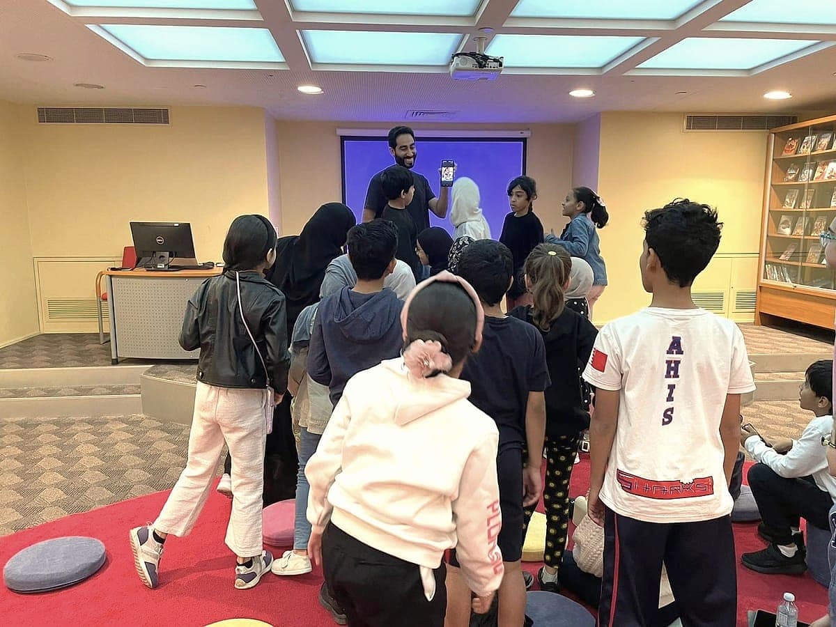 AI session for kids, Salman Cultral Centre