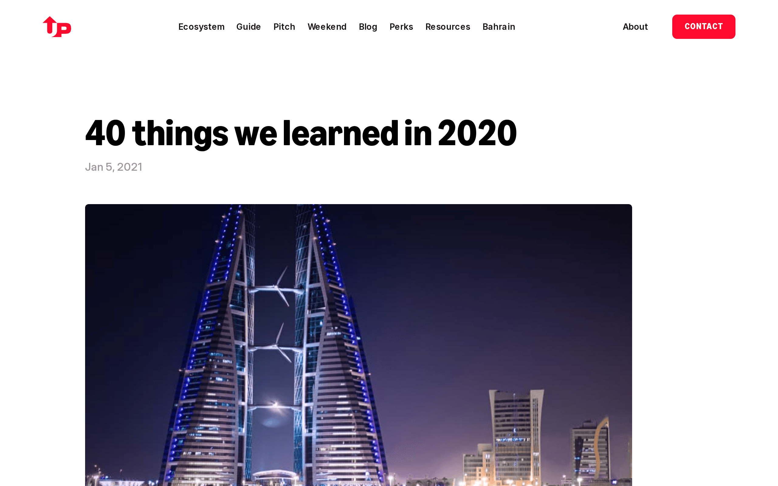 StartUp Bahrain: 40 things we learned in 2020
