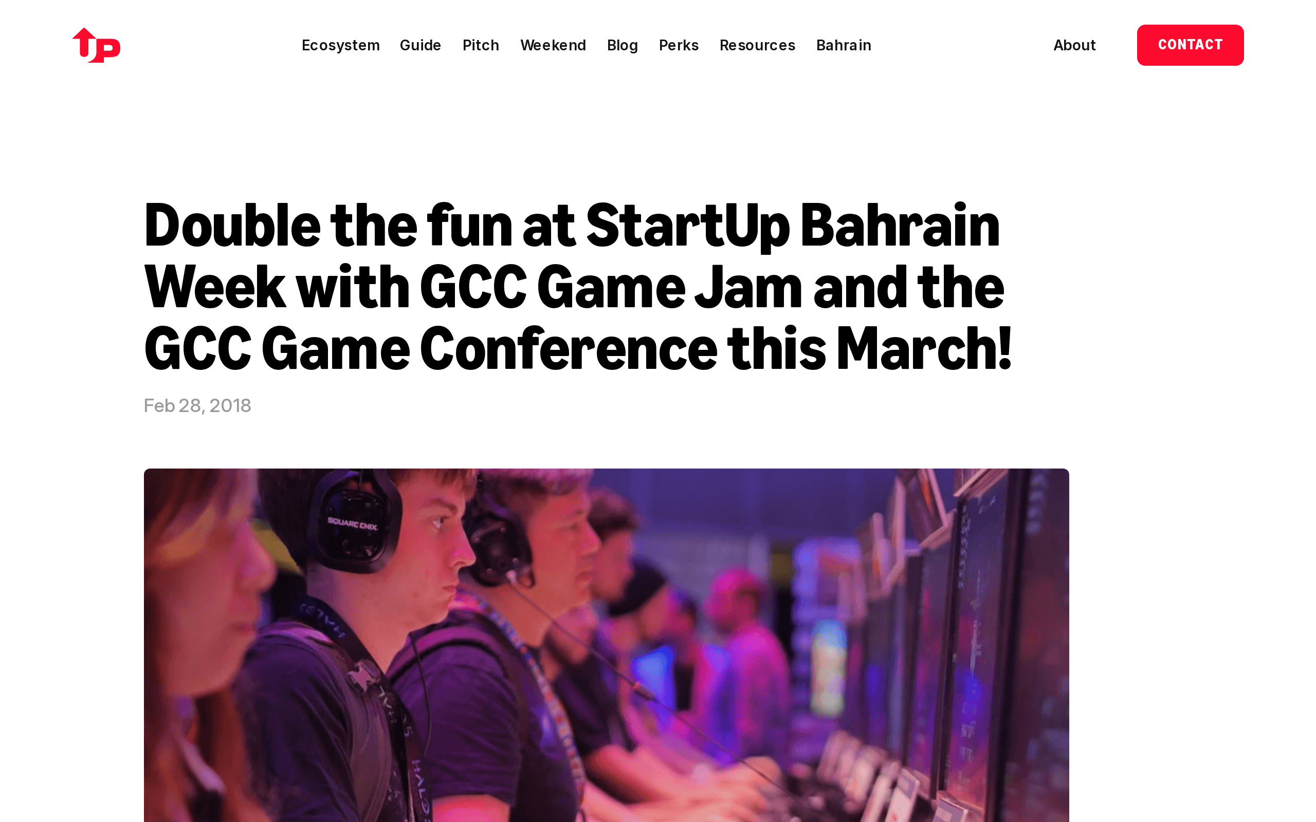 StartUp Bahrain: Double the fun at StartUp Bahrain Week with GCC Game Jam and the GCC Game Conference