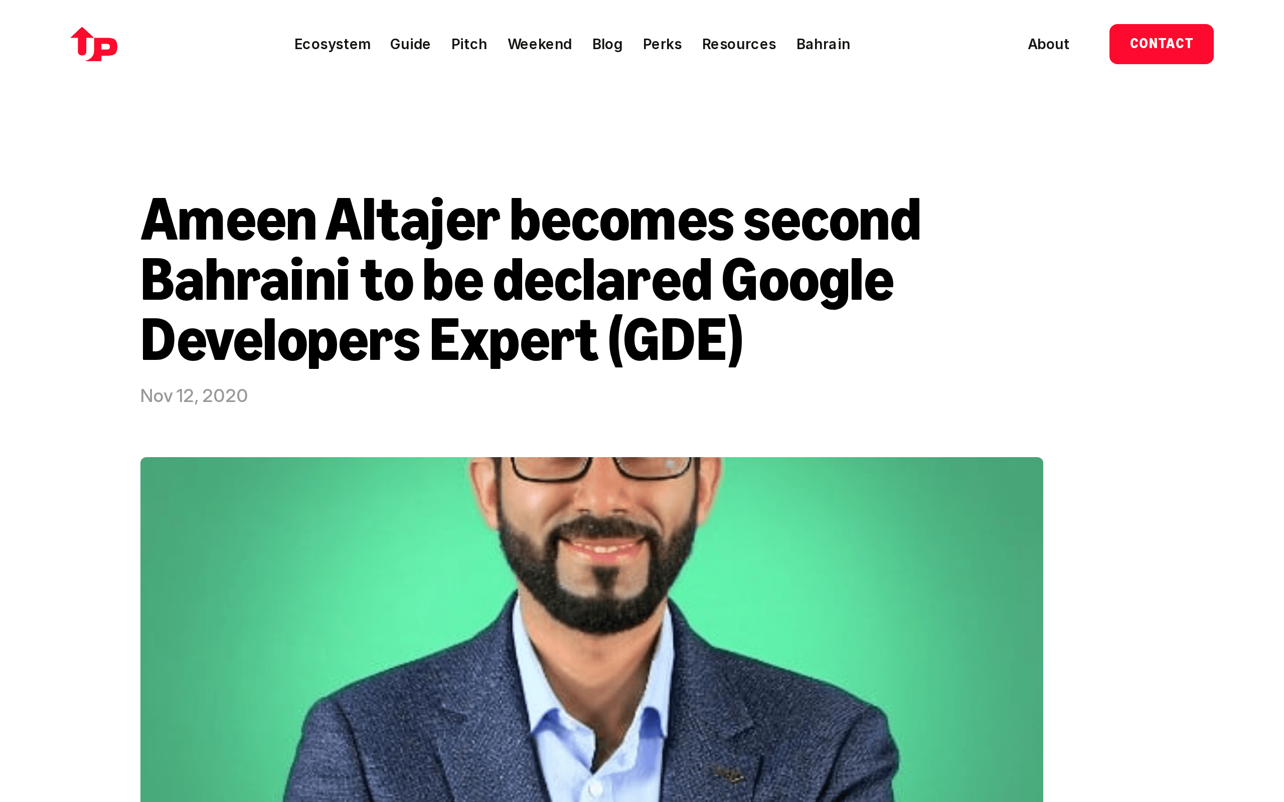 StartUp Bahrain: Ameen Altajer becomes second Bahraini to be declared Google Developers Expert (GDE)