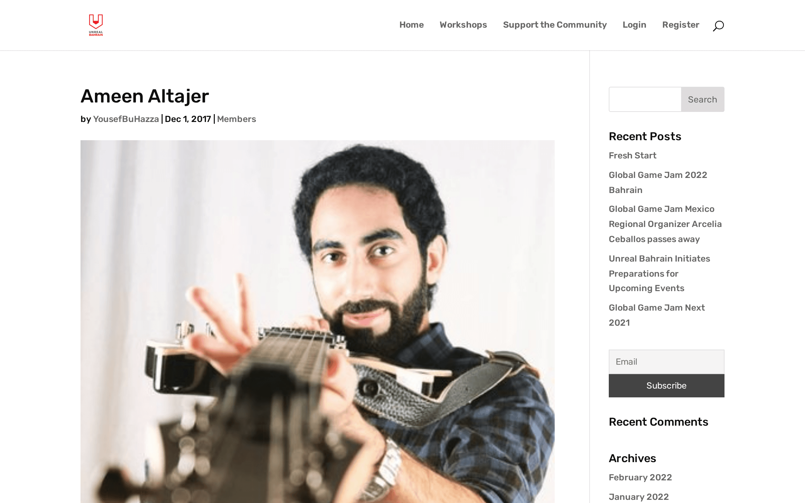 Unreal Bahrain: Founder, Bahrain Game Developers